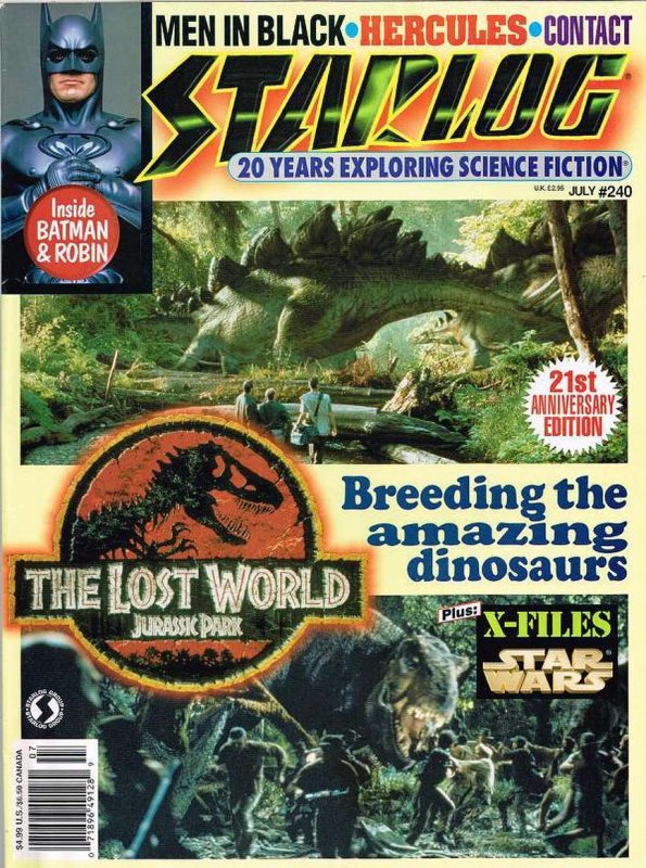 Starlog #240 VF ; Starlog | Magazine Jurassic Park