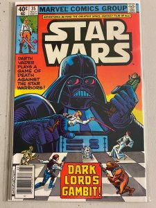 Star Wars #35 newsstand Darth Vader attacks 6.0 (1980)