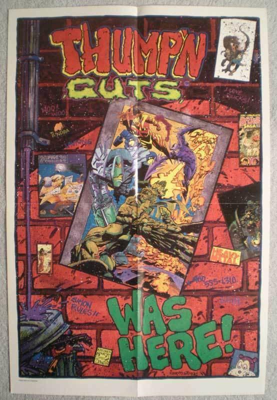 THUMP'N GUTS Promo Poster, 13x19, 1993, Unused, more Promos in store