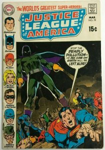 JUSTICE LEAGUE OF AMERICA#79 VG 70 DC BRONZE AGE COMICS