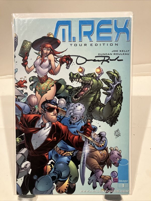 M. Rex Tour Edition (Signed by Duncan Rouleau VF/NM Image Joe Kelly)