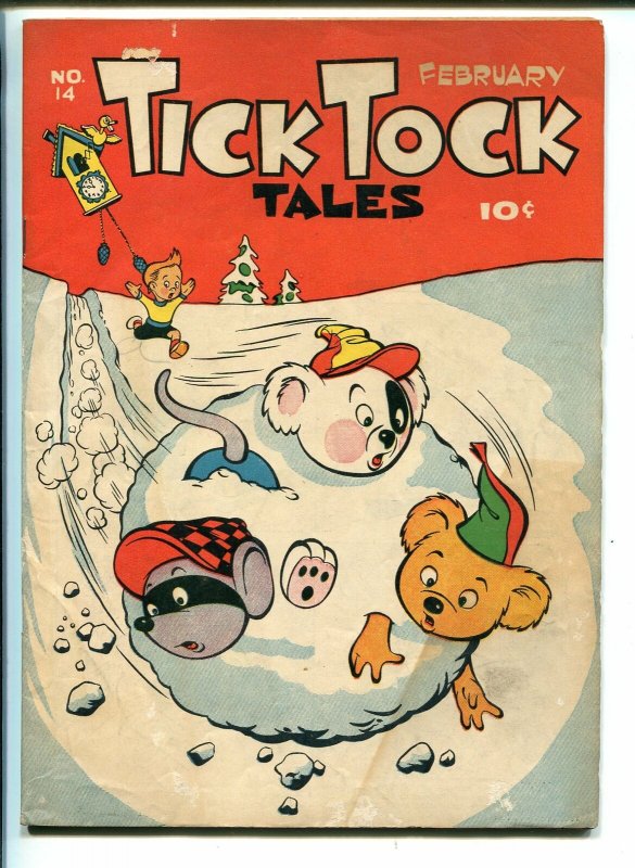 TICK TOCK TALES #14 1947-ME-KOKO & KOLA-PIXIES-vg