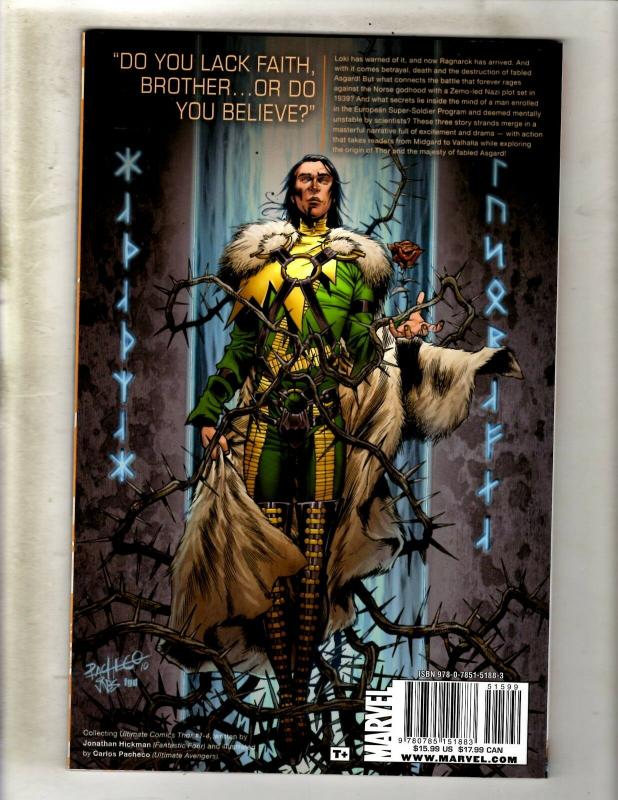 Ultimate Thor Marvel Comics TPB Graphic Novel Comic Book Loki Odin Asgard J352