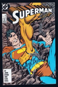 Superman #7 Direct Edition - Signed by John Byrne (8.5/9) 1987