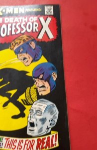 The X-Men #42 (1968) Death of professor X