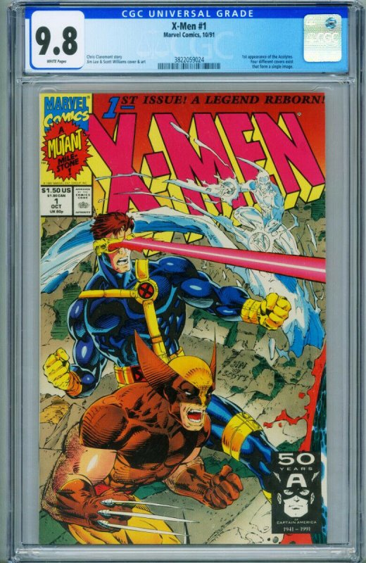 X-Men #1 CGC Graded 9.8 1991 Wolverine cover 3822059024