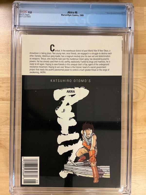 Akira #6 (1989) CGC 9.8