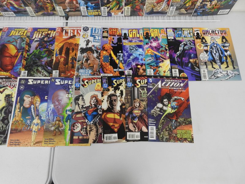 Huge Lot 140 Comics W/ Superman, Young Justice, +More! Avg VF Condition!