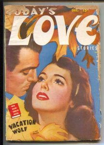 Today's Love  12/1949-Columbia-pin-up girl cover-Vacation Wolf-G
