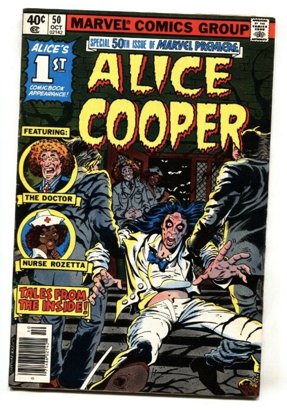 MARVEL PREMIERE #50 Alice Cooper issue-1979 comic book FN/VF