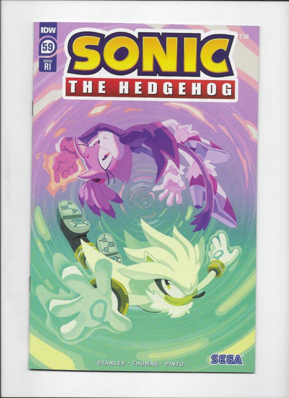 Sonic The Hedgehog #59 1:10 Idw Publishing 2023 Nathalie Fourdraine  Incentive 