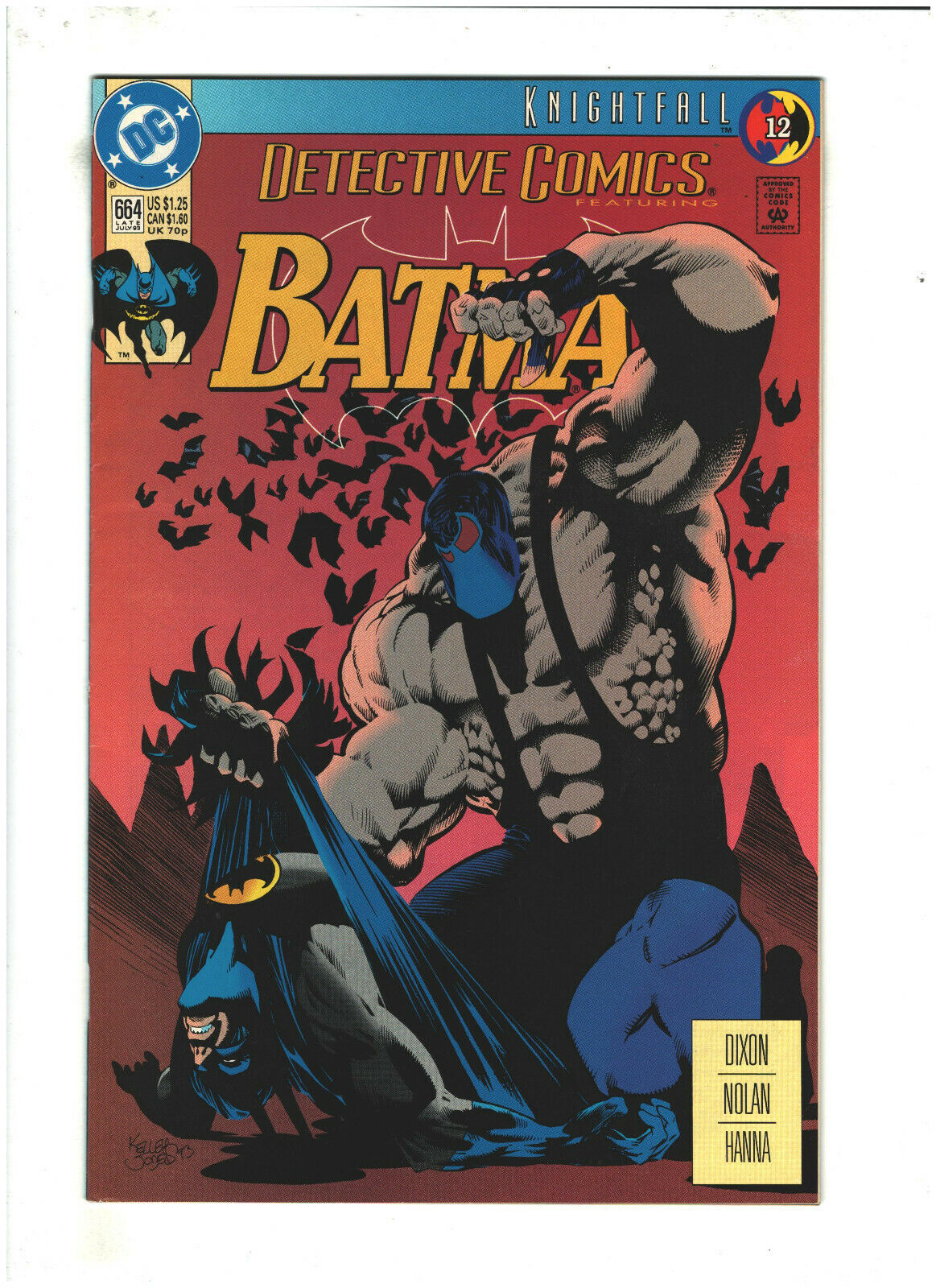 Detective Comics 661 CGC  Knightfall Batman DC Comics 1993 Bane  