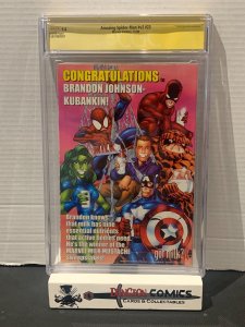 Amazing Spider-Man Vol 2 # 23 Cover A CGC 9.8 2000 SS John Romita Jr [GC38]