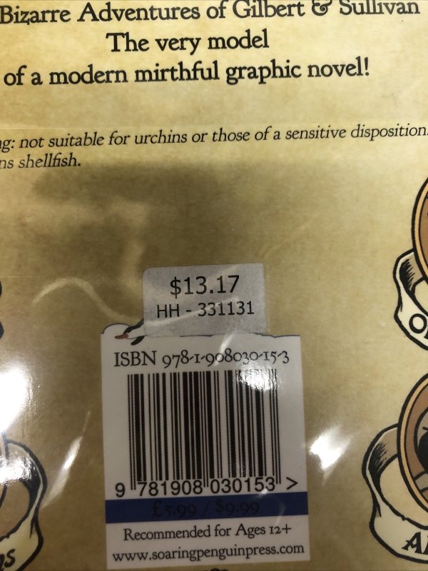 The Bizarre Adventures Of Gilbert & Sullivan (2015) TPB • Laura Howell