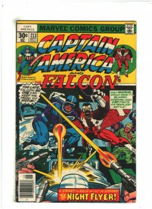 Captain America #213 VG+ 4.5 Marvel Comics 1977 Falcon Bronze Age, Jack Kirby