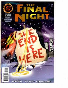 The Final Night DC Comics Complete Ltd Series # 1 2 3 4 Batman Flash Arrow J220