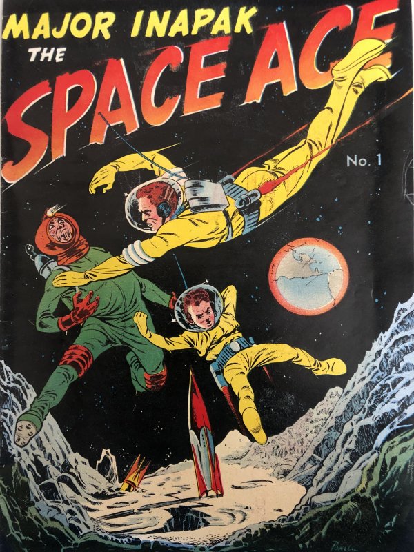 Major Inapak-The Space Ace#1- promo product comic!!A Cold War Gem &TDF#10ra