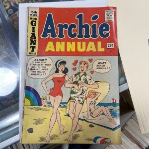 Archie Annual #15 from 1963-64  Archie Giant Series VG