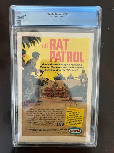 Wonder Woman #170 (1967) - CGC 7.0