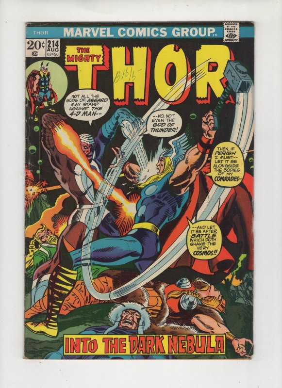 Thor #214 >>> 1¢ Auction! No Resv! See More!