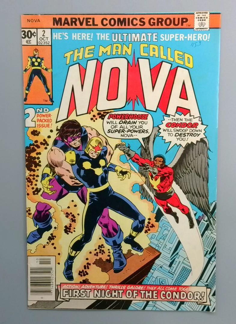 Nova #2 1st Powerhouse, 2nd Nova Marvel 1976