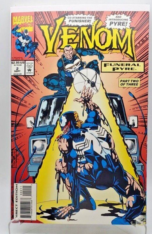 Venom #2 Funeral Pyre (1993), Punisher, Introducing Pyre! NM/Mint