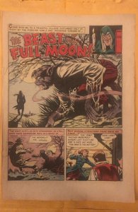 The beast of the full moon story complete, vault of horror 17, 3 p. J. Davis art