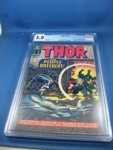 THOR 134 CGC 5.0 FIRST HIGH EVOLUTIONARY MARVEL 1966