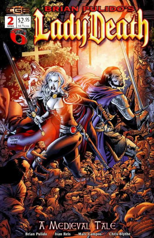 Lady Death: A Medieval Tale (Brian Pulido’s…) #2 VF/NM; CrossGen | save on shipp