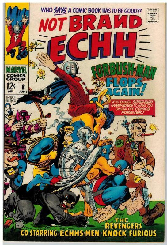 NOT BRAND ECHH 8 VF+ June 1968 COMICS BOOK