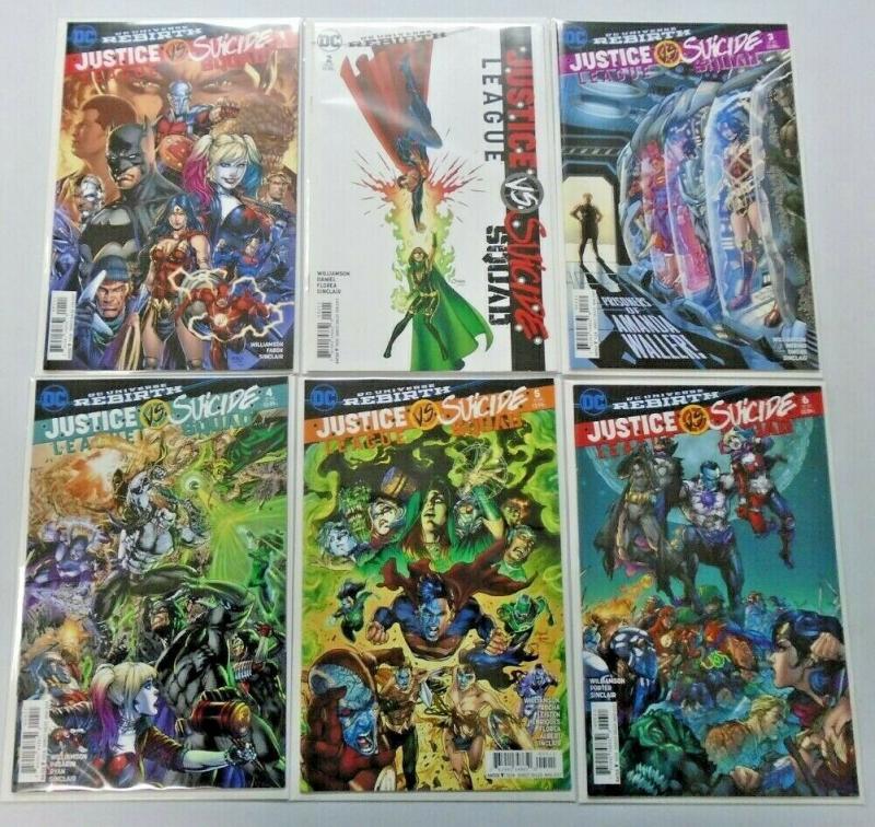 Justice League vs Suicide Squad set #1 to #6 - #1 is 8.0 otherwise NM  - 2017