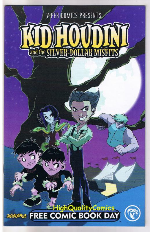 KID HOUDINI and Silver Dollar Misfits, FCBD, 2008, NM