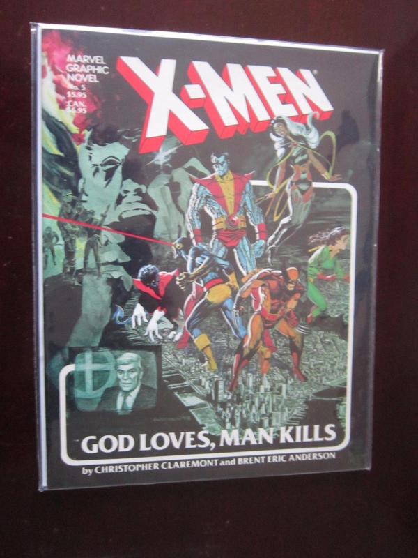 X-Men God Loves Man Kills #1 - 1st print GN Graphic Novel - 7.0? - 1982