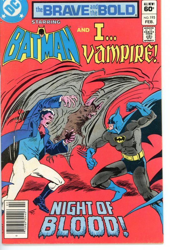 Brave & The Bold 195  F  Batman & I, Vampire