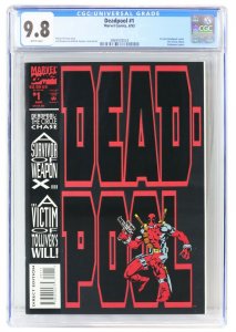 Deadpool #1 CGC 9.8 1993 Marvel Comics 1st Solo Series