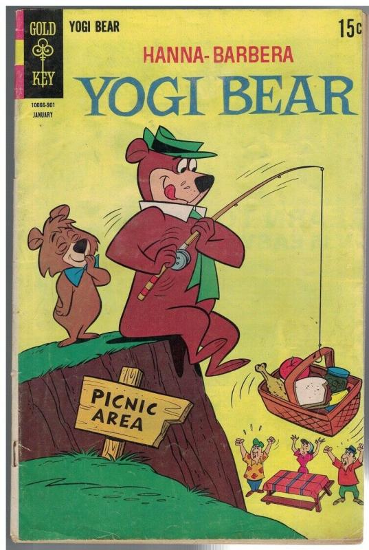 YOGI BEAR (1959-1970 DELL/GK) 42 GD- Jan. 1969