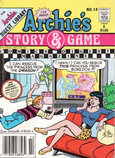 Archie's Story And Game Digest Magazine #14 (Newsstand) VG ; Archie | low grade 
