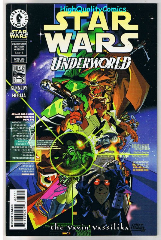 STAR WARS UNDERWORLD #5, NM+, Boba Fett, Hans Solo,2000, more SW's in our st