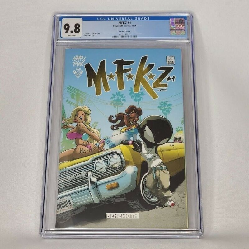 MFKZ #1 Behemoth 2021 CGC 9.8 Run Renard Variant Cover B Grand Theft Auto