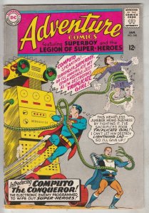 Adventure Comics #340 (Jan-66) VF/NM High-Grade Legion of Super-Heroes, Superboy