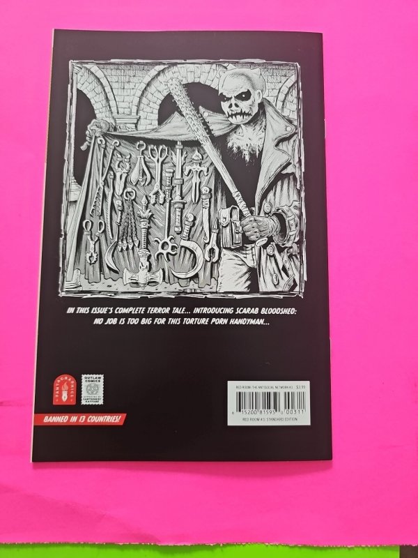 Red Room 1 2 3 Antisocial Network Ed Piskor RIP Mature Readers Gore Guts