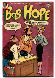 ADVENTURES OF BOB HOPE #28 comic book Nice GGA cover DC 1954 