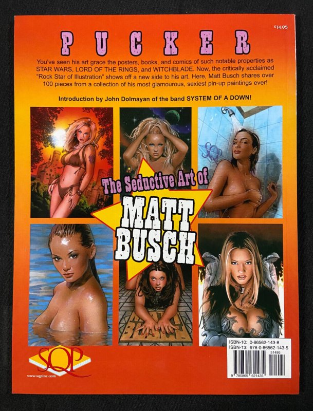 PUCKER, SIGNED SKETCHBOOK BY MATT BUSCH