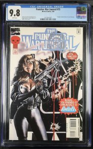 Punisher War Journal #75 CGC 9.8 WHITE Pages (1995) Key Issue Lynn Michaels MCU