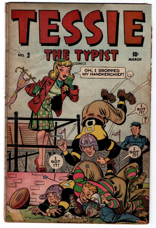 Tessie the Typist #3 (1945)  FR 1.0  complete  Timely