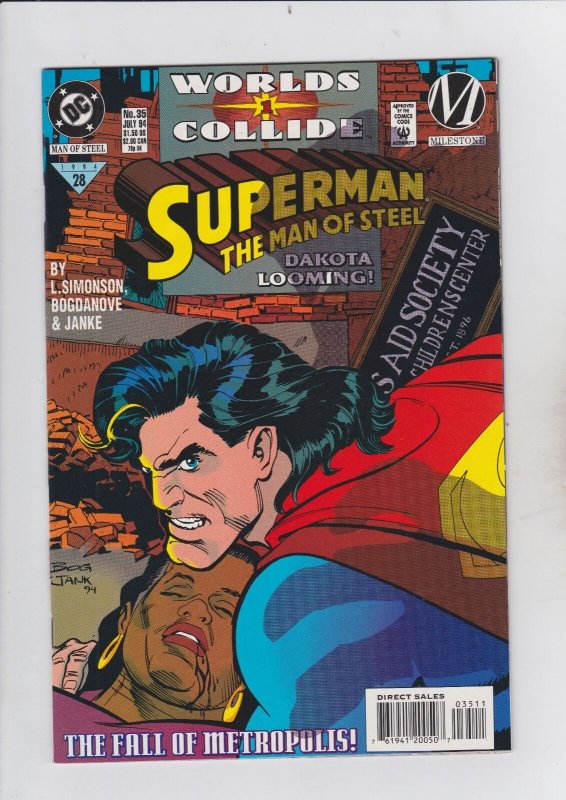 DC Comics! Superman! The Man of Steel! Issue 35!