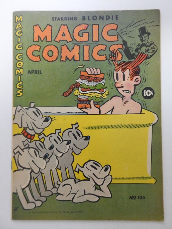 Magic Comics #105 (1948) Sharp VG+ Condition!