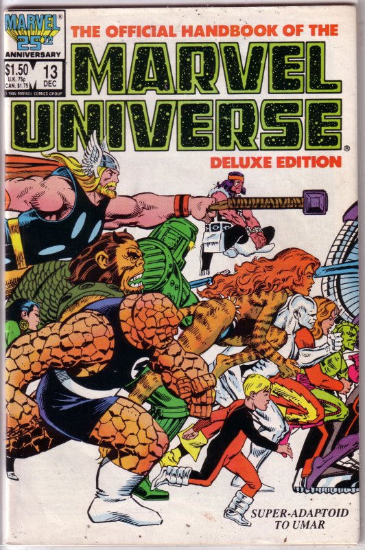 Official Handbook of the Marvel Universe   vol. 2   #6,8,10,11,13,19,20 +Update
