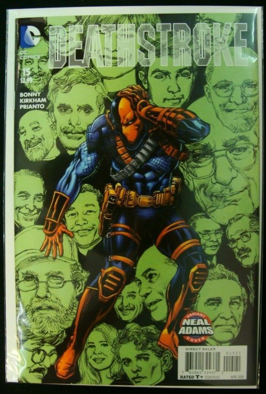DC Deathstroke #15 Variant Neal Adams Cover