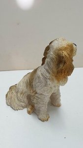 Figura perro de resina: Cocker Spaniel Ingles de 8x6 cm